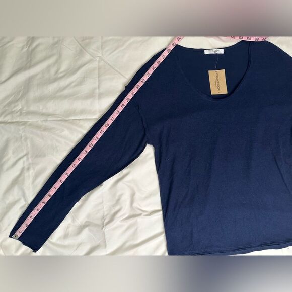 Project Social T Canyon Cozy Long Sleeve Top Pullover Modal V-Neck Sweater Small - Picture 11 of 13